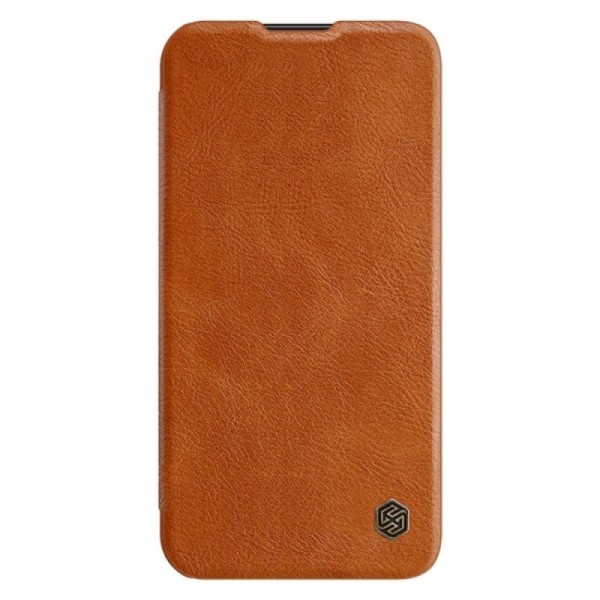 Чехол-книжка „Nillkin“ Qin Pro - коричневый (Galaxy S23)