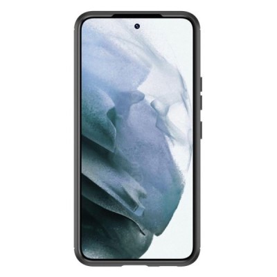 Твердый силиконовый чехол „Carbon“ (TPU) для Samsung Galaxy S23+ (SM-S916) - чёрный | Vacins.lv