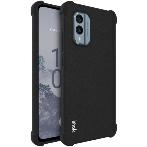 Усиленный твердый силиконовый чехол „Imak“ (TPU) - чёрный (Nokia X30 5G)