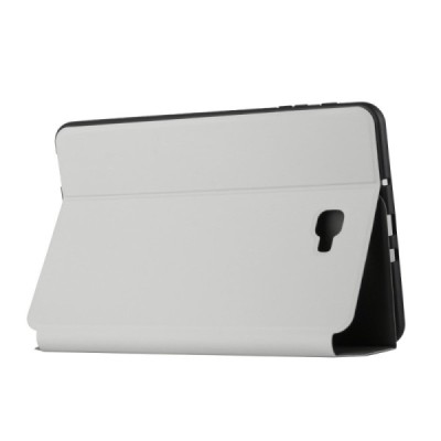 Samsung Galaxy Tab A 10.1 2016 (T580, T585) „Bi-fold“ atvēramais gaiši pelēks maciņš | Vacins.lv
