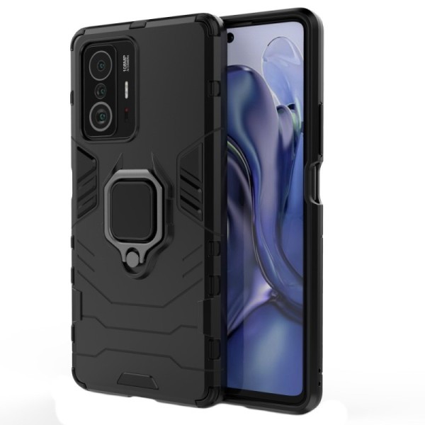 „Kickstand“ pastiprinātas aizsardzības apvalks - melns (11T / 11T Pro)
