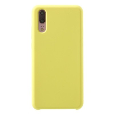 Huawei P20 Shell cieta silikona (TPU) apvalks - dzeltens | vacins.lv