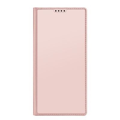 Samsung Galaxy S23 Ultra (SM-S918) „Dux Ducis“ Skin sērijas rozs ādas atvērams maciņš | Vacins.lv