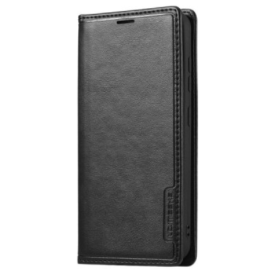 „Lc.Imeeke“ Samsung Galaxy S23+ (SM-S916) чёрный кожаный чехол-книжка | Vacins.lv