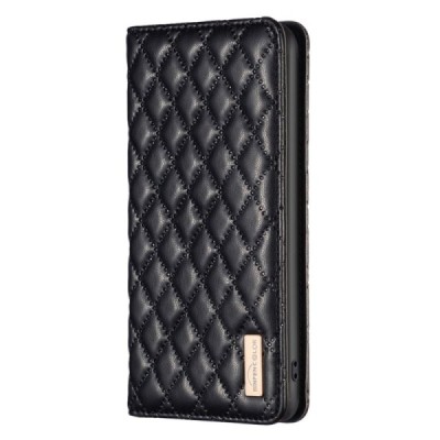 Samsung Galaxy S23 Ultra (SM-S918) „Binfen“ sērijas melns atvērams maciņš, maks | Vacins.lv