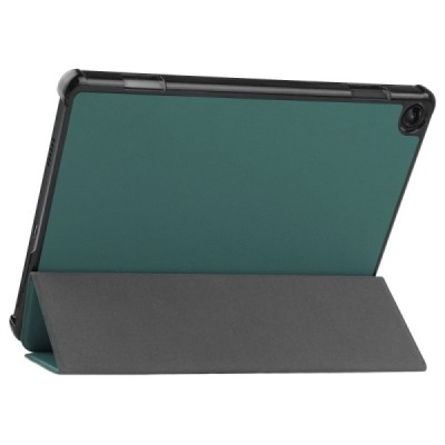 Lenovo Tab M10 10.1" Gen 3 (TB-328XU, TB-328FU) зелёный кожаный чехол-книжка (складной) | Vacins.lv