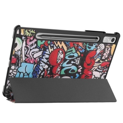 Lenovo Tab P11 Pro 11.2" Gen 2  „Street Art“ кожаный чехол-книжка - цветной | Vacins.lv