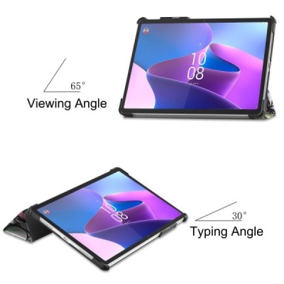 Lenovo Tab P11 Pro 11.2" Gen 2  „Street Art“ кожаный чехол-книжка - цветной | Vacins.lv