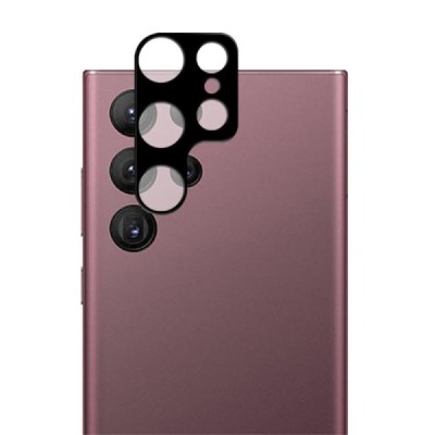 Samsung Galaxy S23 Ultra (SM-S918) „Mocolo“ aizmugurējās kameras melns aizsargstikls 0.33 mm (Tempered Glass) | Vacins.lv