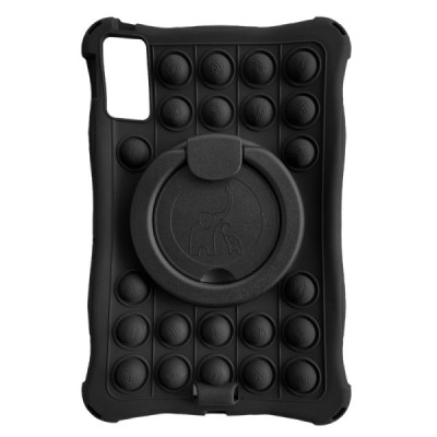 Xiaomi Redmi Pad 10.6" „Popit“ Bubble Kickstand melns mīksta silikona (TPU) apvalks | Vacins.lv
