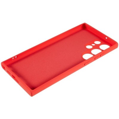 Samsung Galaxy S23 Ultra (SM-S918) TPU твердый силиконовый чехол - красный | Vacins.lv