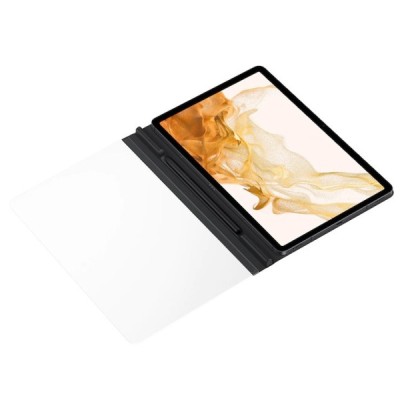 Origināls Samsung Galaxy Tab S7 / S8 (T875, T870, X700, X706) Book Cover EF-ZX700 ādas atvēramais melns maciņš | Vacins.lv