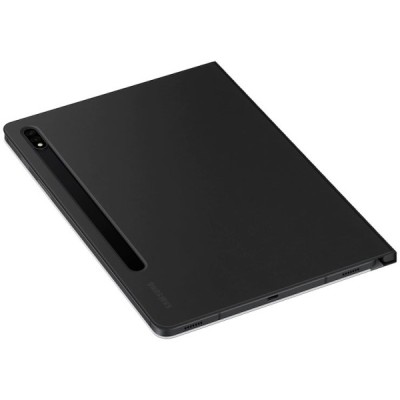 Origināls Samsung Galaxy Tab S7 / S8 (T875, T870, X700, X706) Book Cover EF-ZX700 ādas atvēramais melns maciņš | Vacins.lv
