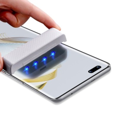 Huawei Nova 10 Pro „Mocolo“ UV Light Irradiation усиленная защита прозрачное защитное стекло с полным покрытием | Vacins.lv