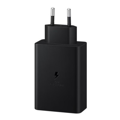 Origināls „Samsung“ PD Power Trio 65W EP-T6530 tīkla lādētājs - melns | Vacins.lv