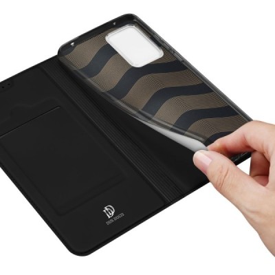 Xiaomi 13 Lite „Dux Ducis“ Skin sērijas melns ādas atvērams maciņš | Vacins.lv