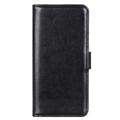 OnePlus 11 открываемый чёрный кожаный чехол - книжка | Vacins.lv