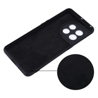 OnePlus 11 Shell cieta silikona (TPU) apvalks - melns | vacins.lv