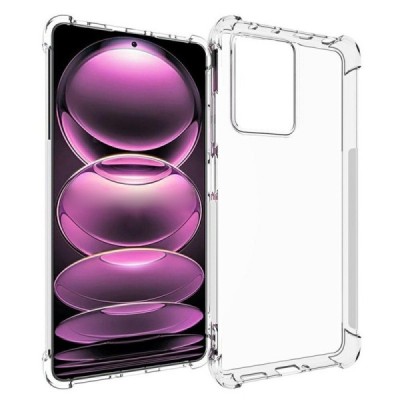 Xiaomi Redmi Note 12 Pro (Poco X5 Pro) pastiprinātas aizsardzības cieta silikona (TPU) dzidrs vāciņš | Vacins.lv