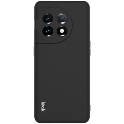 OnePlus 11 „Imak“ cieta silikona (TPU) melns apvalks | vacins.lv