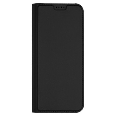 Xiaomi Redmi Note 12 (Poco X5 5G) „Dux Ducis“ Skin sērijas melns ādas atvērams maciņš | Vacins.lv