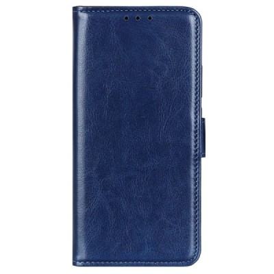 Samsung Galaxy S23 Ultra (SM-S918) atvēramais ādas zils maciņš (maks) | Vacins.lv