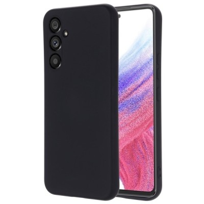 Samsung Galaxy A54 (SM-A546B) Shell cieta silikona (TPU) apvalks - melns | vacins.lv