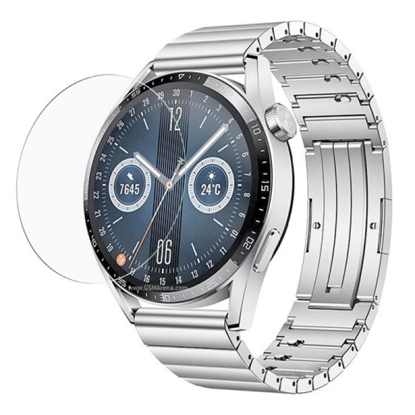 „Calans“ Tempered Glass ekrāna aizsargstikls 0.3 mm - dzidrs (Huawei Watch GT 3 46mm)