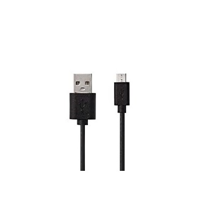 „Bullet“ micro usb melns vads 3 m. | vacins.lv