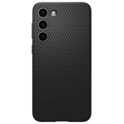 „Spigen“ Liquid Air Samsung Galaxy S23+ (SM-S916) твердый силиконовый чехол - чёрный | Vacins.lv