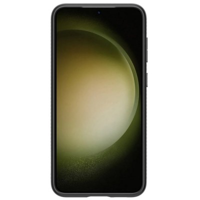 „Spigen“ Liquid Air Samsung Galaxy S23+ (SM-S916) твердый силиконовый чехол - чёрный | Vacins.lv