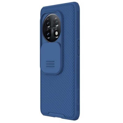 OnePlus 11 „Nillkin“ CamShield Pro синий чехол с защитной крышкой для камеры | Vacins.lv