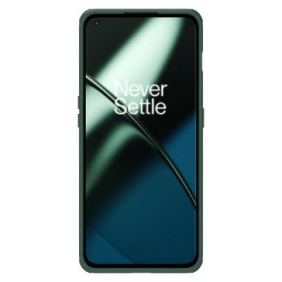 Nillkin Frosted Shield OnePlus 11 zaļš plastmasas futrālis | Vacins.lv