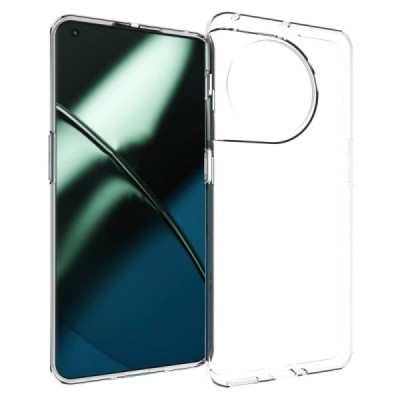 Твердый силиконовый чехол (TPU) для OnePlus 11, прозрачный | Vacins.lv
