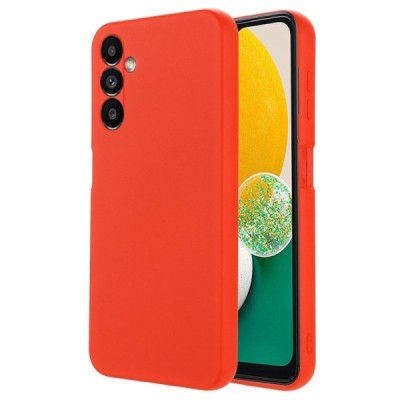 Samsung Galaxy A14 4G (SM-A145F) Shell cieta silikona (TPU) apvalks - sarkans | vacins.lv