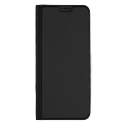 Samsung Galaxy A54 (SM-A546B) „Dux Ducis“ Skin sērijas melns ādas atvērams maciņš | Vacins.lv