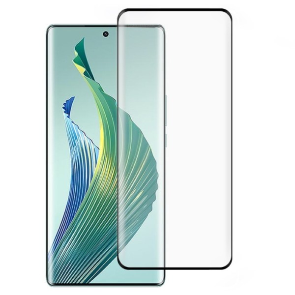 „Rurihai“ Tempered Glass pilnīgi aizsedzams ekrāna aizsargstikls 0.2 mm - melns (Honor Magic 5 Lite / X9a)