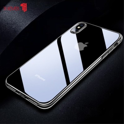 Apple iPhone Xs Max „X-Level“ dzidrs (caurspīdīgs) cieta silikona TPU apvalks | Vacins.lv