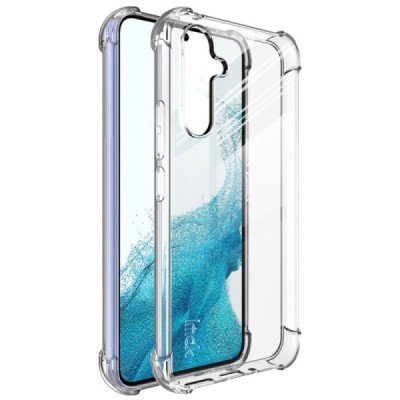 Samsung Galaxy A54 (SM-A546B) Imak pastiprinātas aizsardzības cieta silikona (TPU) dzidrs vāciņš | Vacins.lv