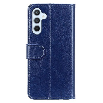 Samsung Galaxy A34 5G (SM-A346E) открываемый синий кожаный чехол - книжка | Vacins.lv