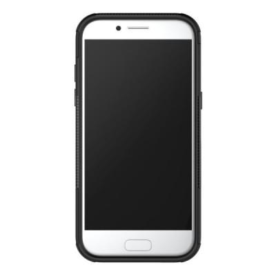 Samsung Galaxy A5 2017 (A520) „Kickstand“ pastiprinātas aizsardzības melns apvalks | Vacins.lv
