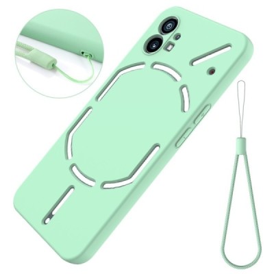 Nothing Phone 1 Shell cieta silikona (TPU) apvalks - zaļš | Vacins.lv