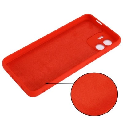 Xiaomi Redmi A2 (A1) Shell cieta silikona (TPU) apvalks - sarkans | vacins.lv