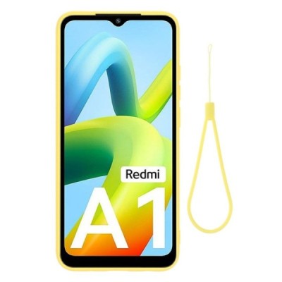 Xiaomi Redmi A2 (A1) Shell (TPU) твердый силиконовый чехол - жёлтый | Vacins.lv