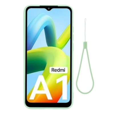 Xiaomi Redmi A2 (A1) Shell (TPU) твердый силиконовый чехол - зелёный | Vacins.lv