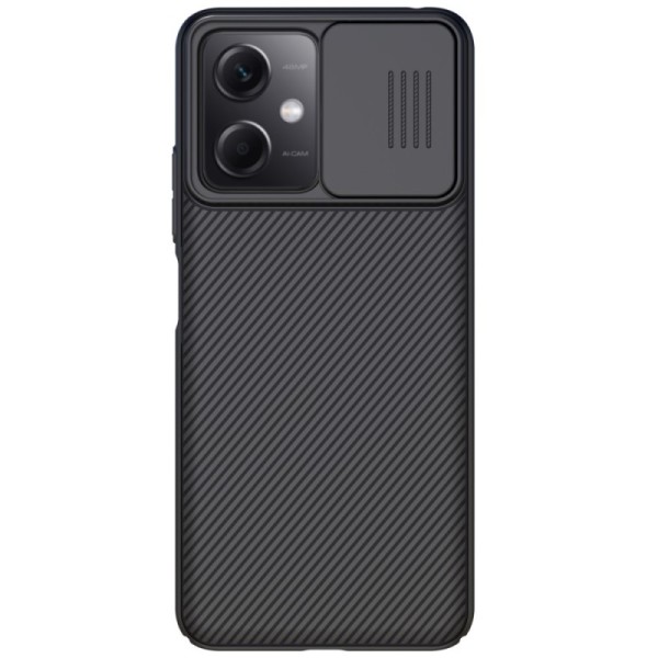 „Nillkin“ CamShield apvalks - melns (Redmi Note 12 / Poco X5 5G)