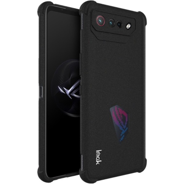 Усиленный твердый силиконовый чехол „Imak“ (TPU) - чёрный (Rog Phone 7)