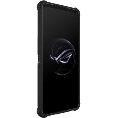 Asus Rog Phone 7 Imak усиленный твердый силиконовый чехол TPU - чёрный | Vacins.lv