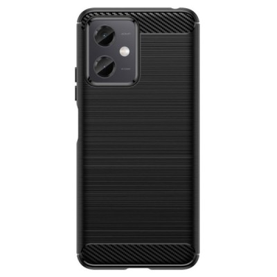 Xiaomi Redmi Note 12 (Poco X5 5G) „Carbon“ твердый силиконовый чехол TPU чёрного цвета | Vacins.lv