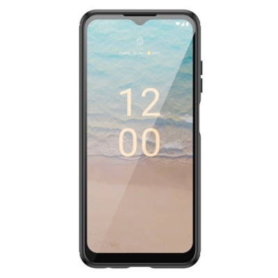 Nokia G22 „Carbon“ твердый силиконовый чехол TPU чёрного цвета | Vacins.lv